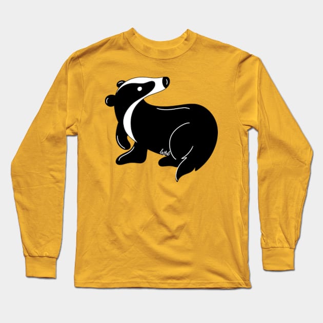 Loyal Badger Long Sleeve T-Shirt by 28th&Hudson